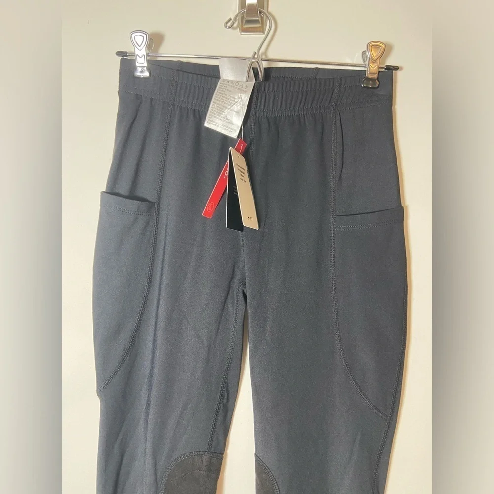 BALEAF Leggings Size L Tights Black Equestrian Patch SPF 50+ New - Picture 3 of 9